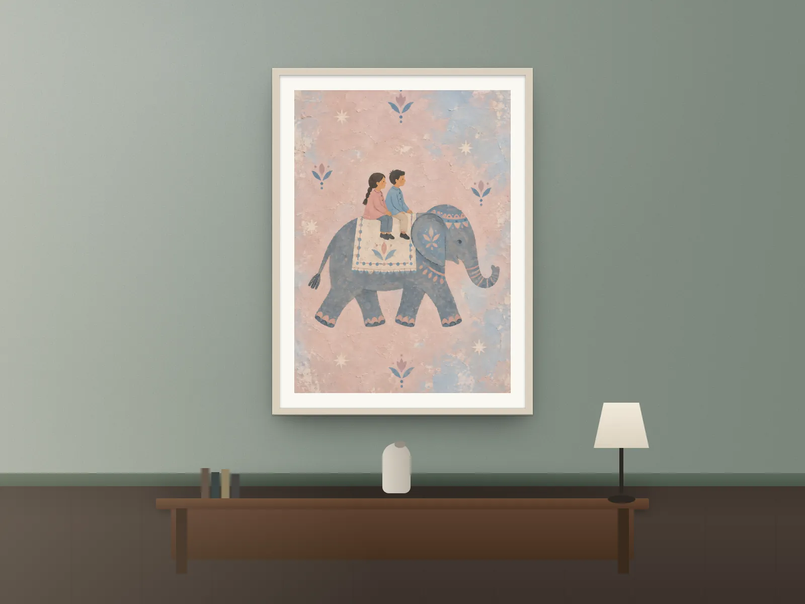 Elephant Ride in a study