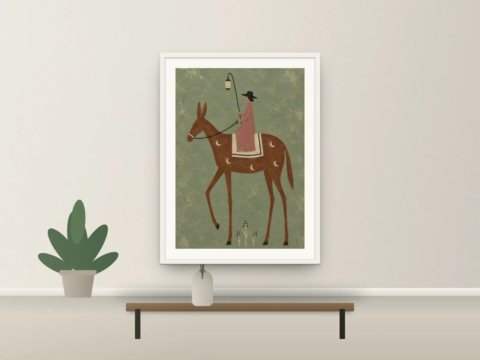 Lantern Bearer, Sage in a hallway
