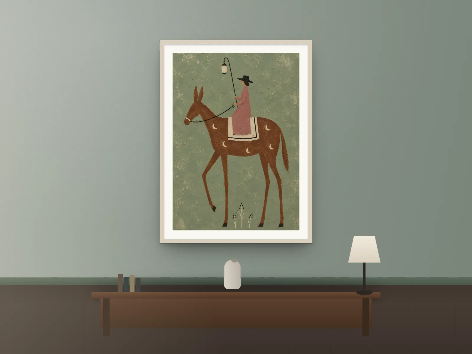 Lantern Bearer, Sage in a study