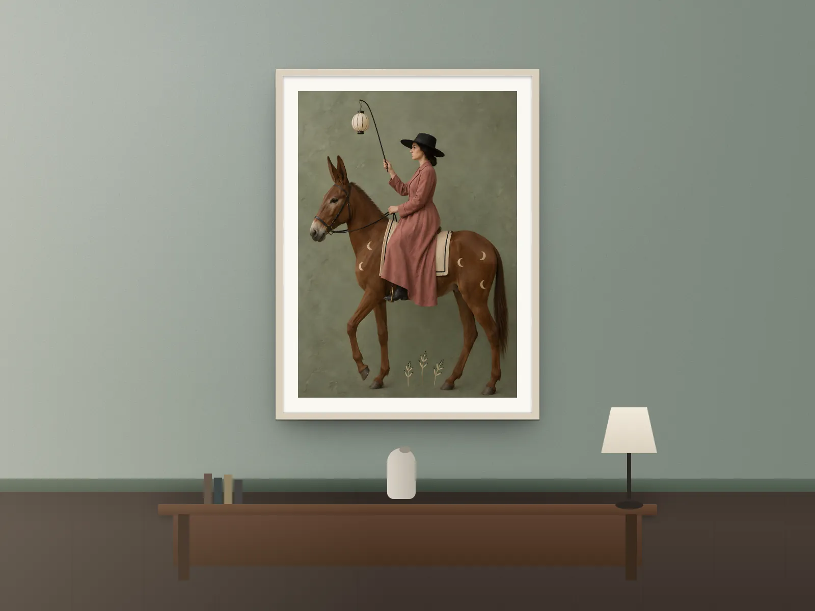 Mule Returning in a study